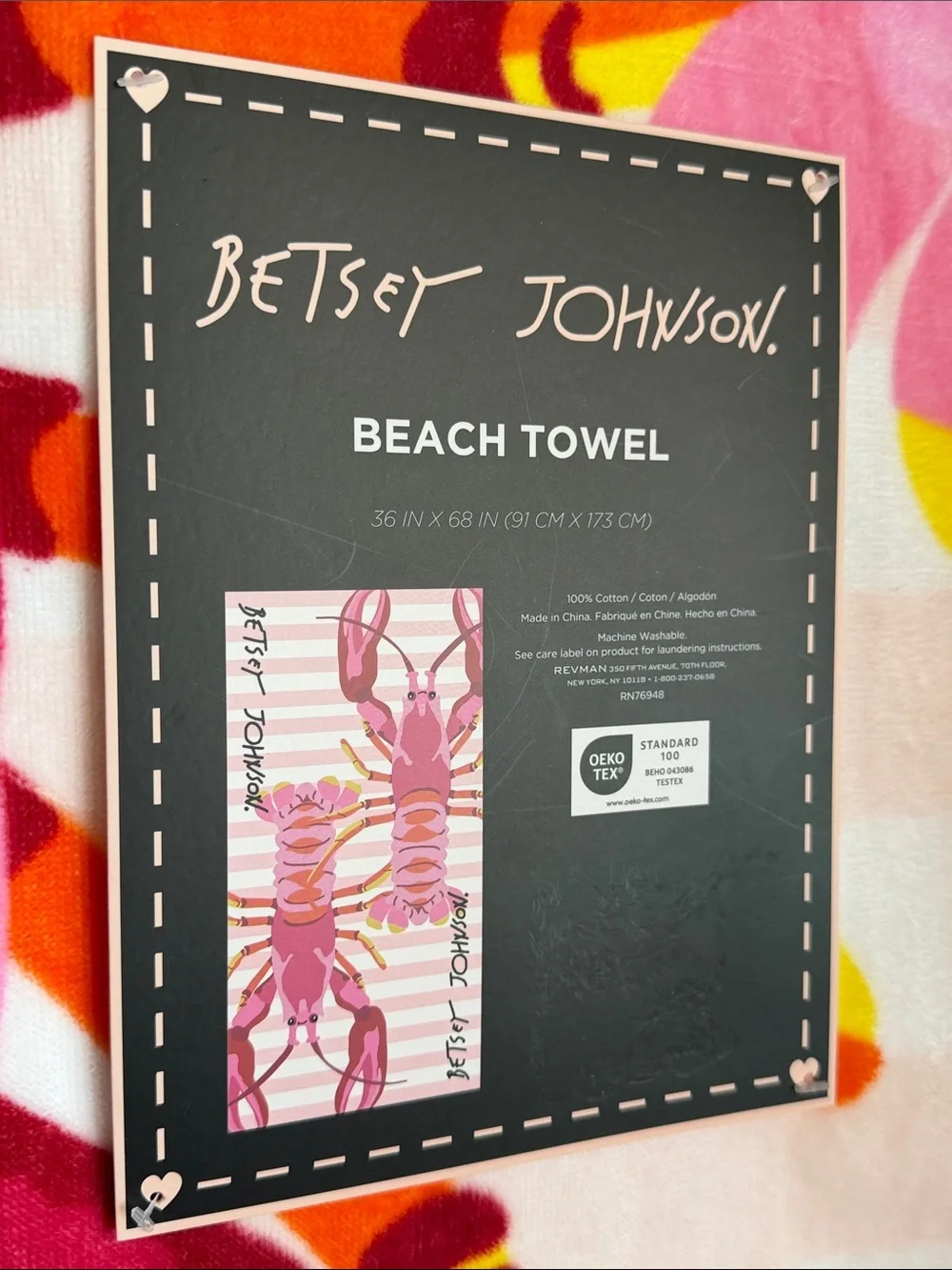 BETSEY JOHNSON Beach Towel